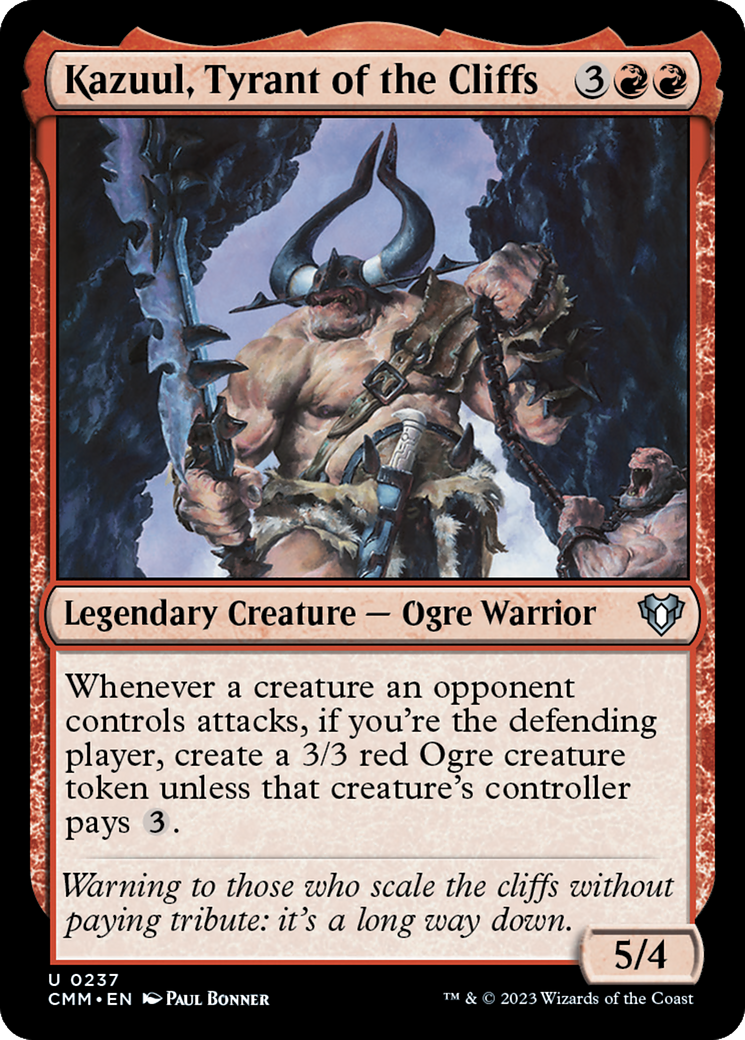 Kazuul, Tyrant of the Cliffs [Commander Masters] | GrognardGamesBatavia