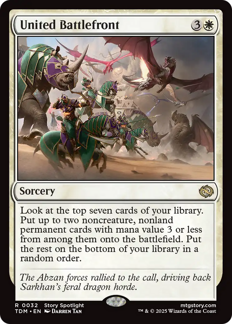 United Battlefront [Tarkir: Dragonstorm] | GrognardGamesBatavia