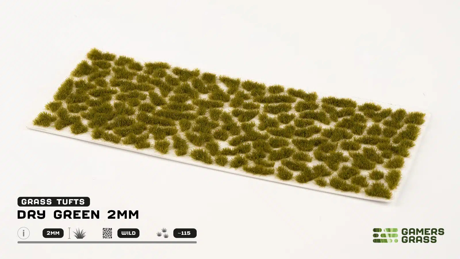 Gamers Grass: Dry Green 2mm | GrognardGamesBatavia