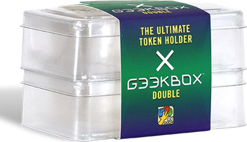 Geekbox Clear Plastic Token Storage Double (2pk) | GrognardGamesBatavia