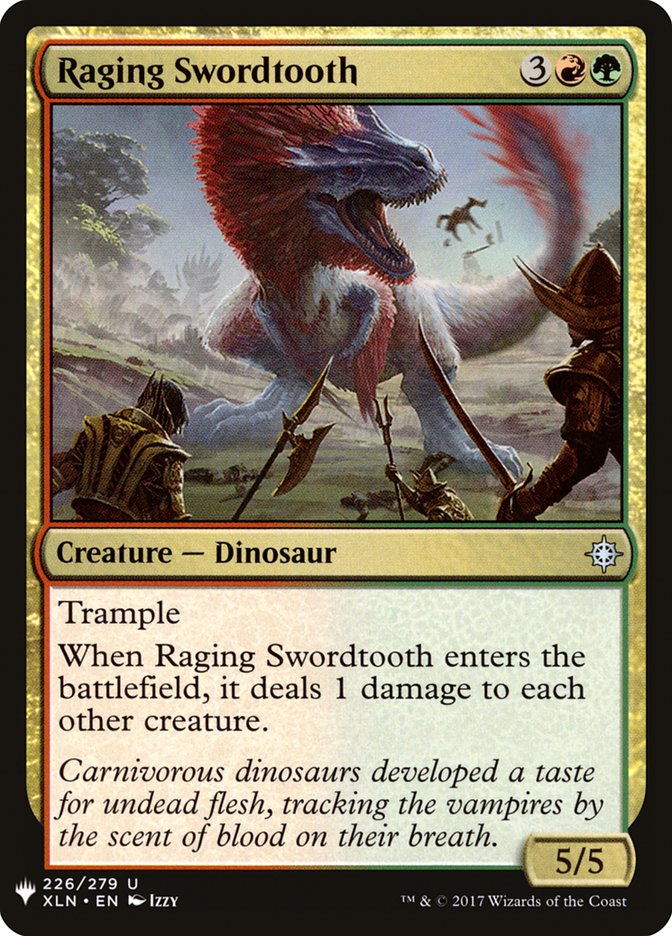 Raging Swordtooth [Mystery Booster] | GrognardGamesBatavia