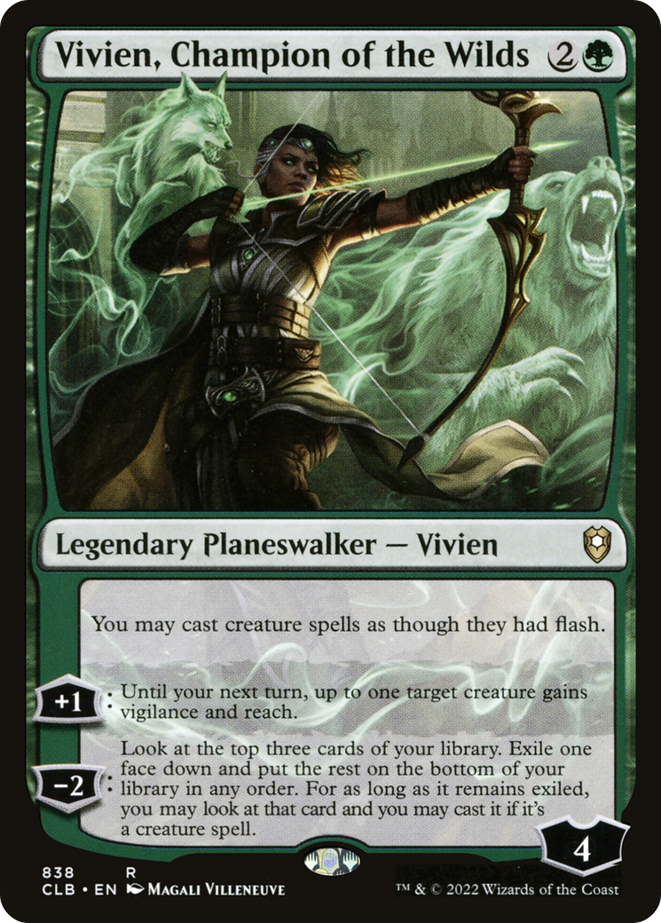 Vivien, Champion of the Wilds [Commander Legends: Battle for Baldur's Gate] | GrognardGamesBatavia
