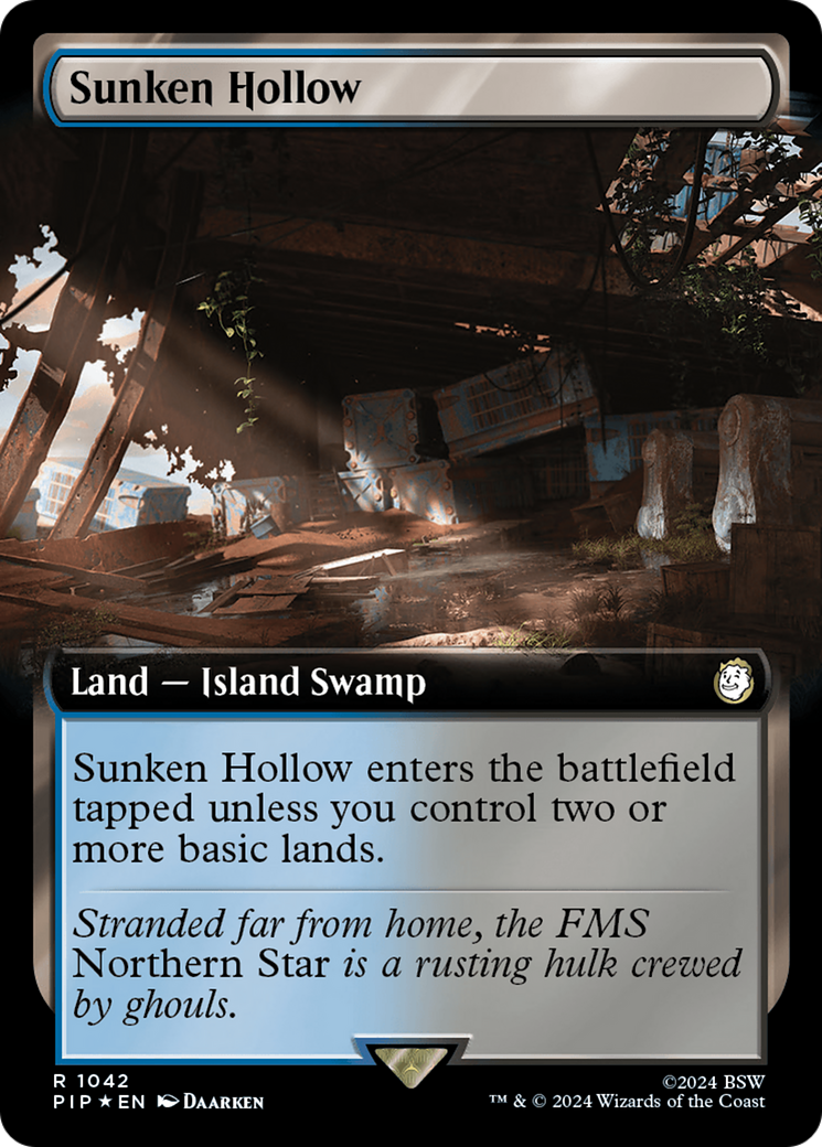 Sunken Hollow (Extended Art) (Surge Foil) [Fallout] | GrognardGamesBatavia