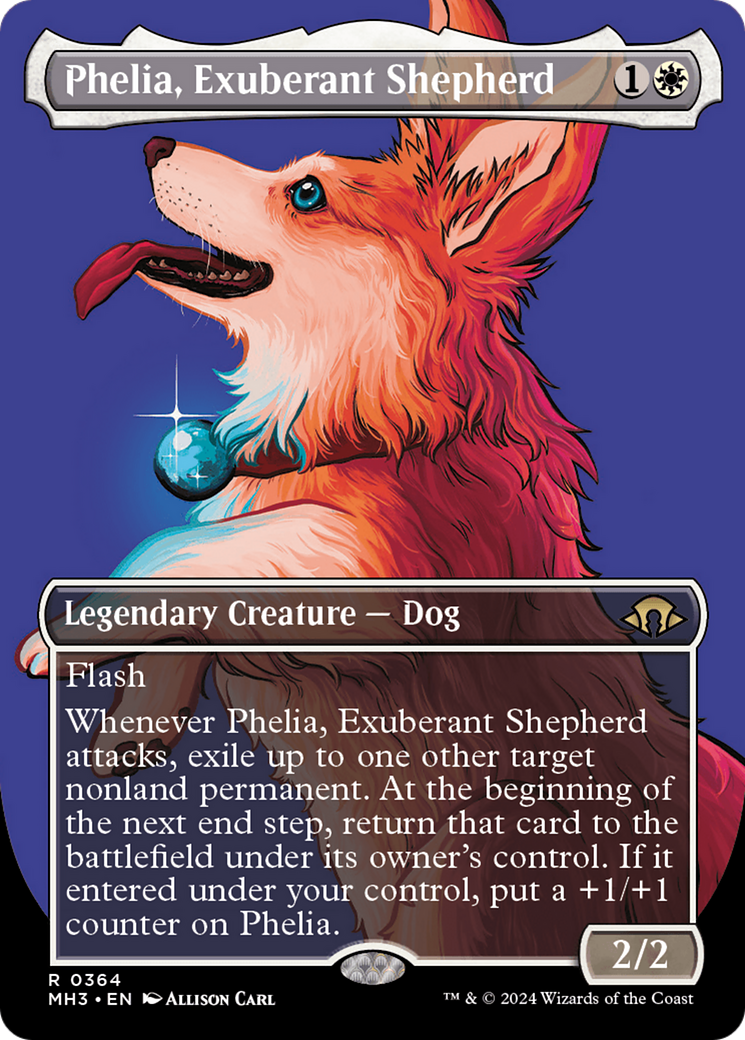 Phelia, Exuberant Shepherd (Borderless) [Modern Horizons 3] | GrognardGamesBatavia