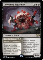 Devouring Sugarmaw // Have for Dinner(Promo Pack) [Wilds of Eldraine Promos] | GrognardGamesBatavia