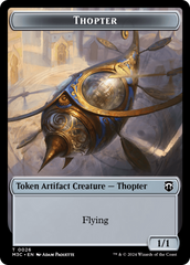 Thopter // Copy Double-Sided Token [Modern Horizons 3 Commander Tokens] | GrognardGamesBatavia