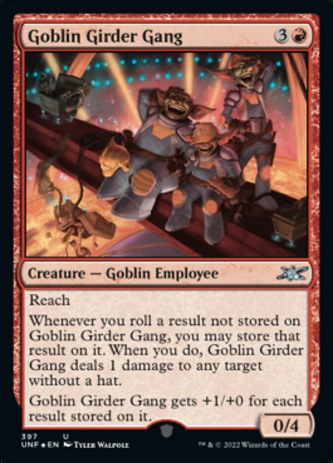 Goblin Girder Gang (Galaxy Foil) [Unfinity] | GrognardGamesBatavia