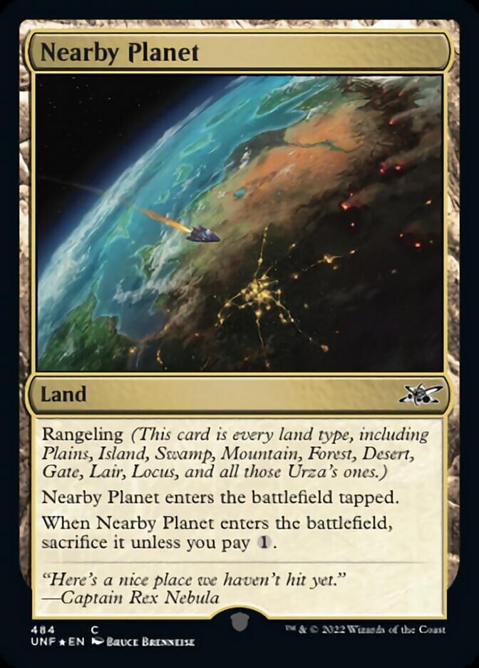 Nearby Planet (Galaxy Foil) [Unfinity] | GrognardGamesBatavia