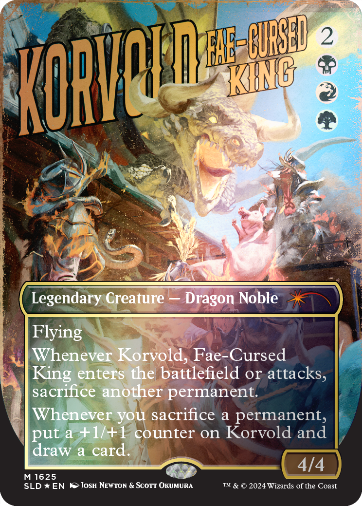 Korvold, Fae-Cursed King (Rainbow Foil) [Secret Lair Drop Series] | GrognardGamesBatavia