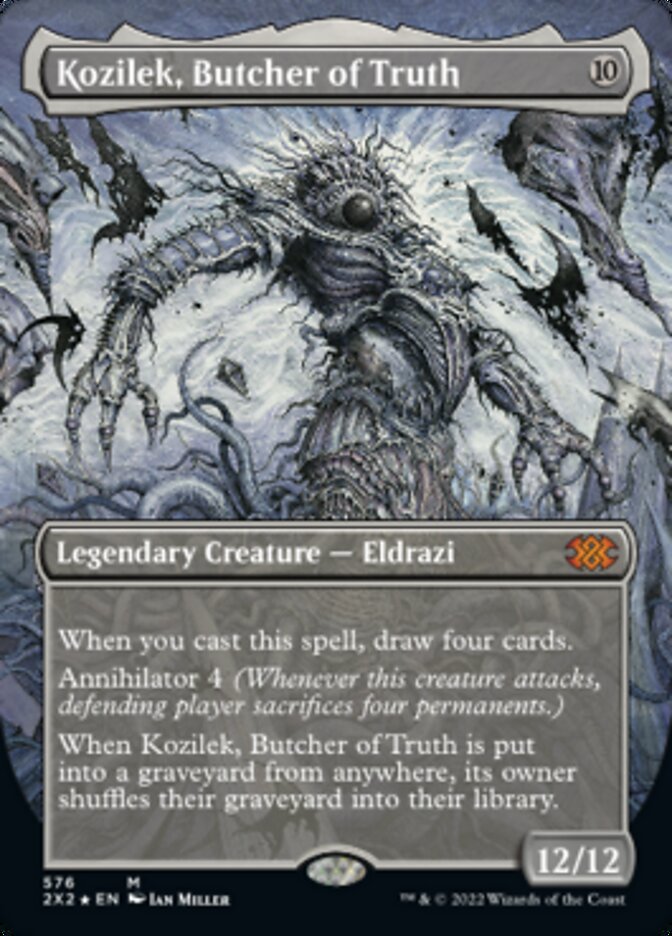 Kozilek, Butcher of Truth (Textured Foil) [Double Masters 2022] | GrognardGamesBatavia