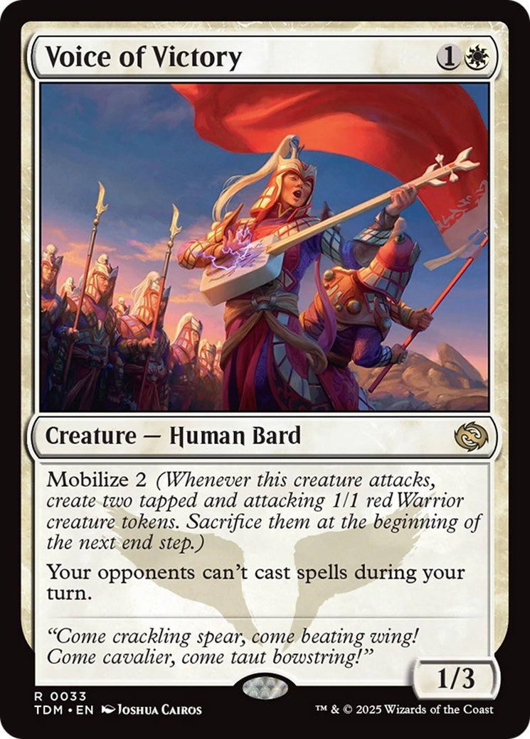 Voice of Victory [Tarkir: Dragonstorm] | GrognardGamesBatavia