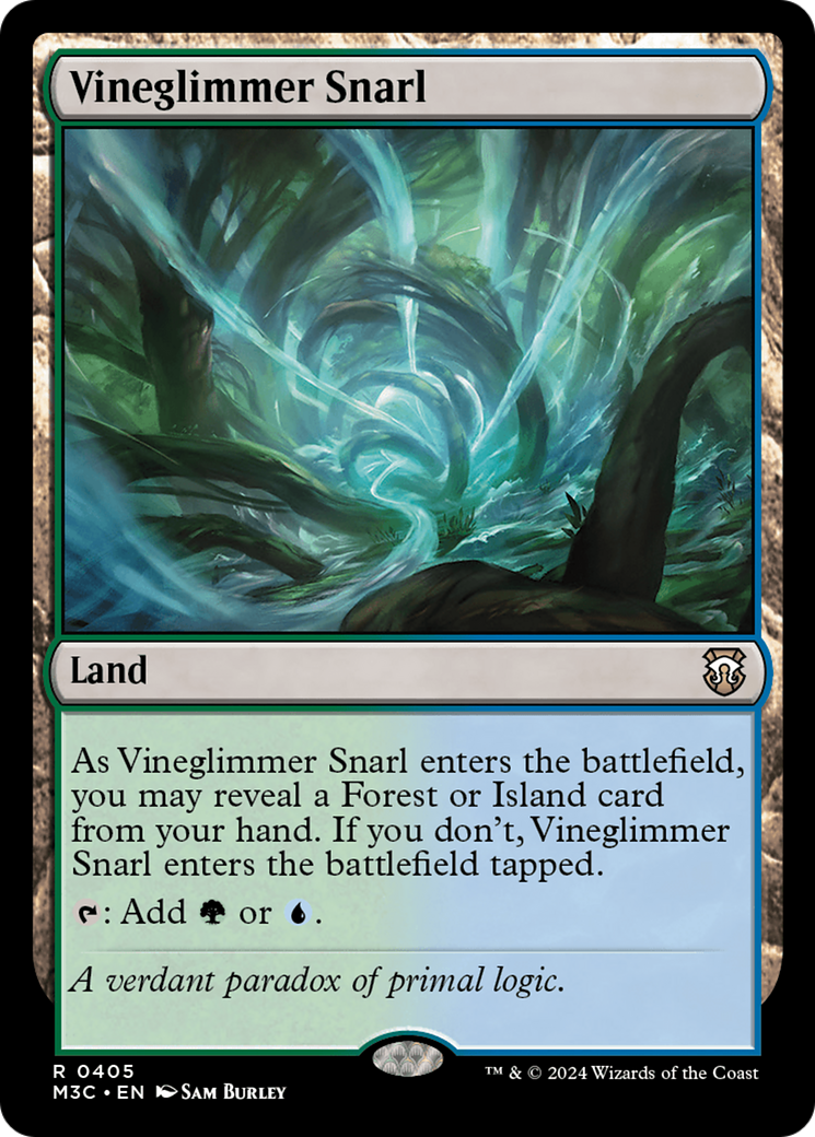 Vineglimmer Snarl (Ripple Foil) [Modern Horizons 3 Commander] | GrognardGamesBatavia