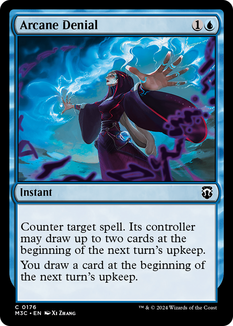 Arcane Denial (Ripple Foil) [Modern Horizons 3 Commander] | GrognardGamesBatavia