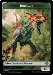 Map // Dinosaur (0010) Double-Sided Token [The Lost Caverns of Ixalan Tokens] | GrognardGamesBatavia