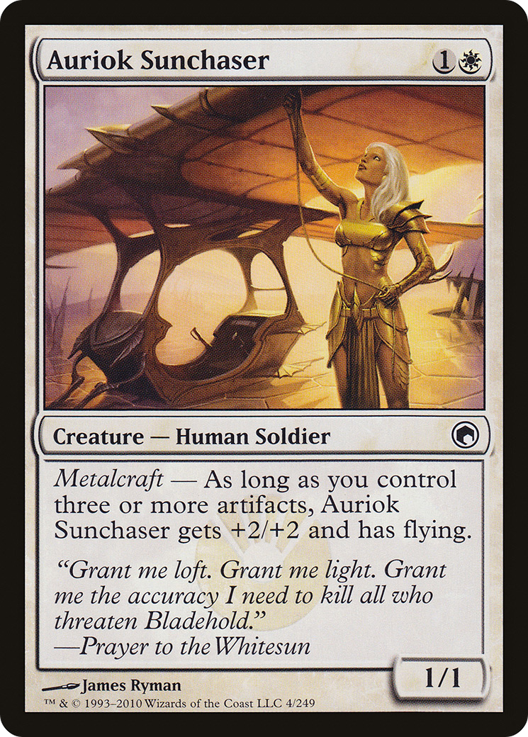 Auriok Sunchaser [Scars of Mirrodin] | GrognardGamesBatavia