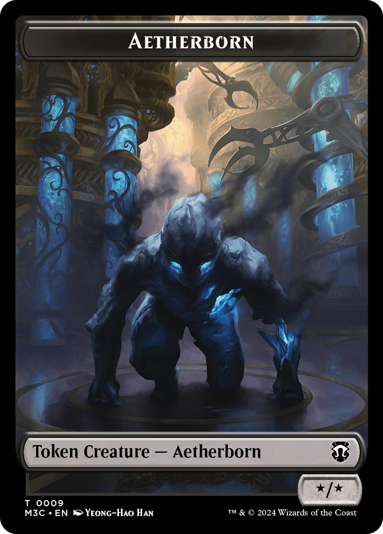 Aetherborn // Servo Double-Sided Token [Modern Horizons 3 Commander Tokens] | GrognardGamesBatavia