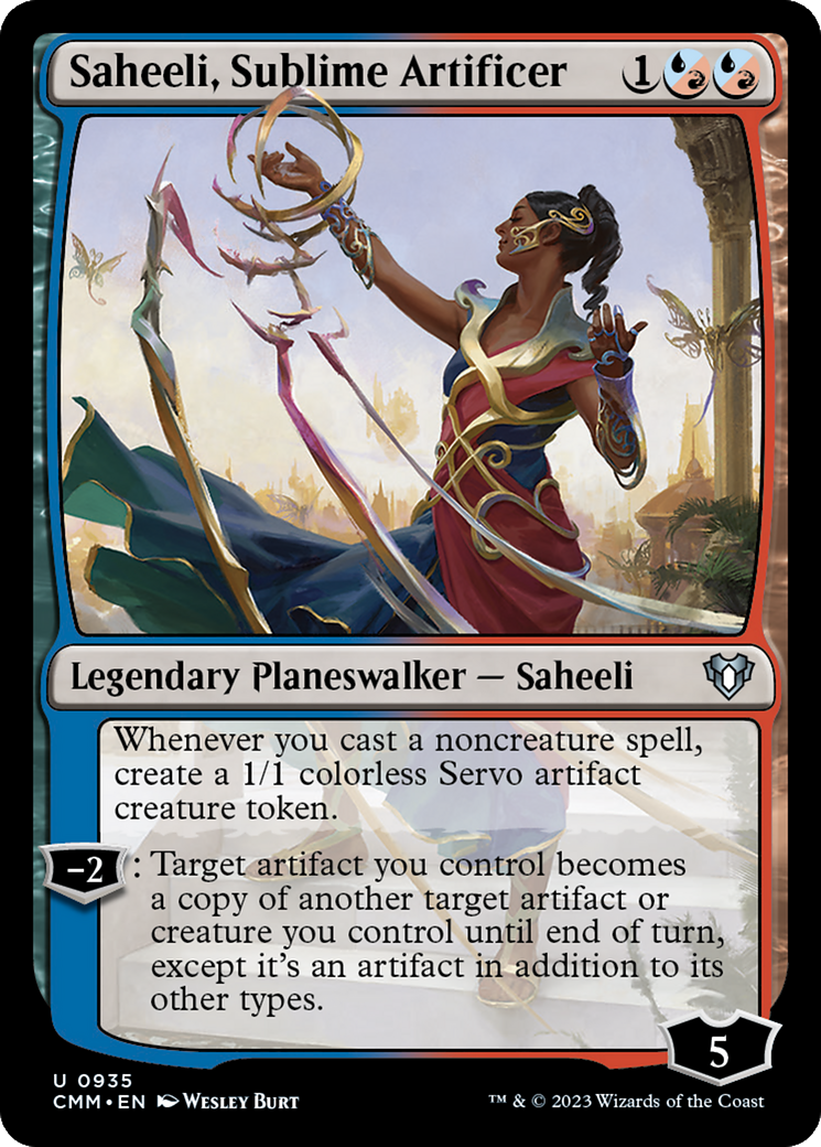 Saheeli, Sublime Artificer [Commander Masters] | GrognardGamesBatavia