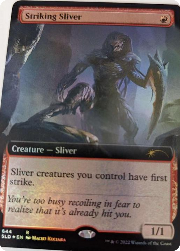 Striking Sliver (Extended Art) [Secret Lair Drop Series] | GrognardGamesBatavia