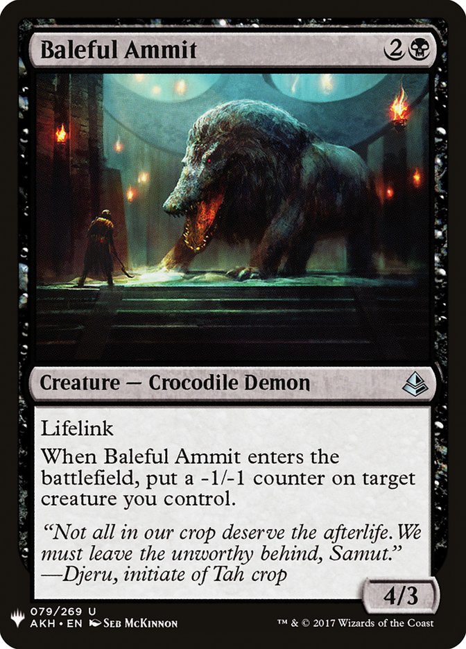 Baleful Ammit [Mystery Booster] | GrognardGamesBatavia