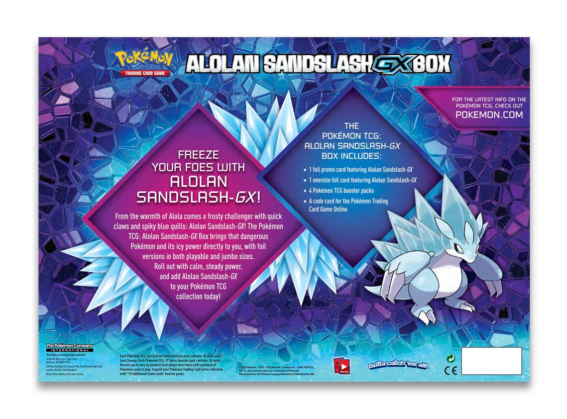 Alolan Sandslash GX Box | GrognardGamesBatavia