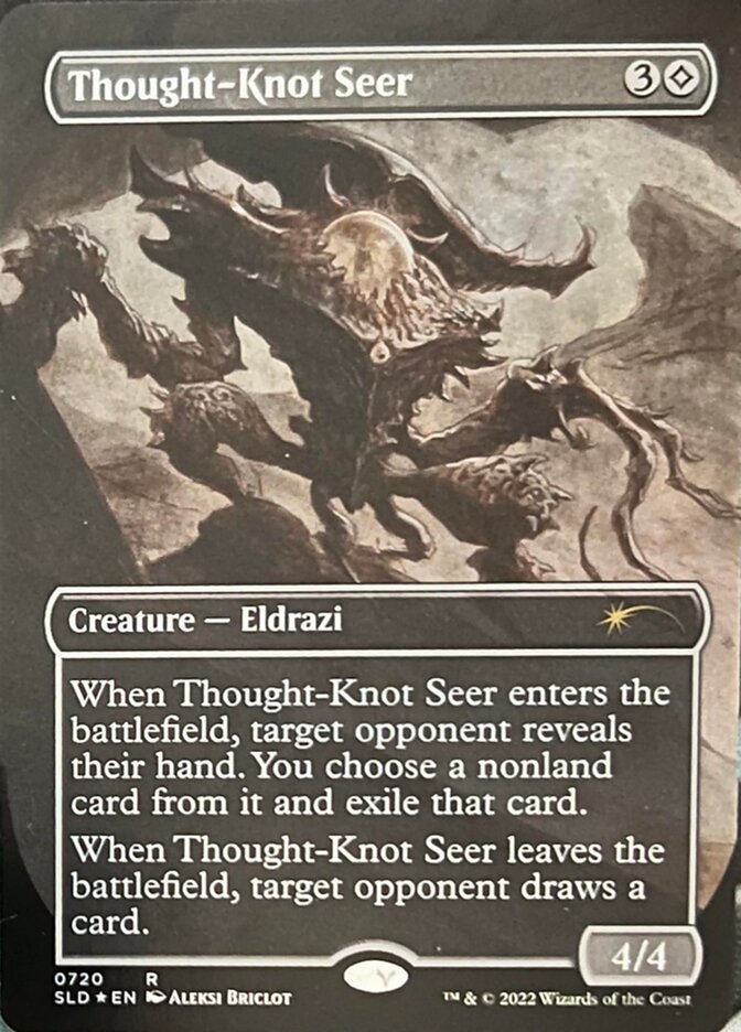 Thought-Knot Seer (720) (Borderless) [Secret Lair Drop Promos] | GrognardGamesBatavia