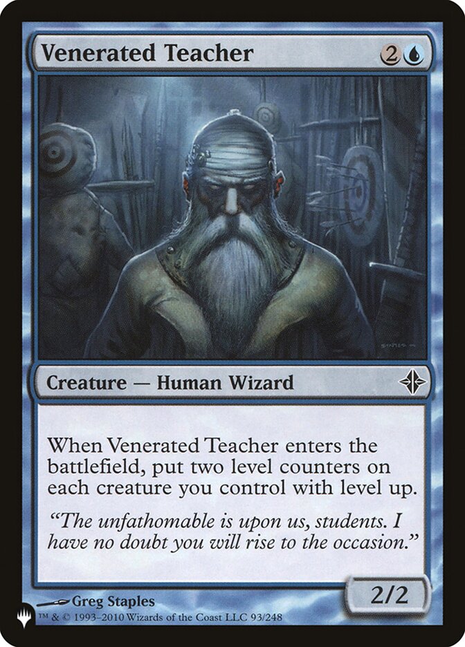 Venerated Teacher [The List] | GrognardGamesBatavia