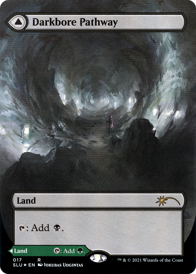 Darkbore Pathway // Slitherbore Pathway (Borderless) [Secret Lair: Ultimate Edition 2] | GrognardGamesBatavia