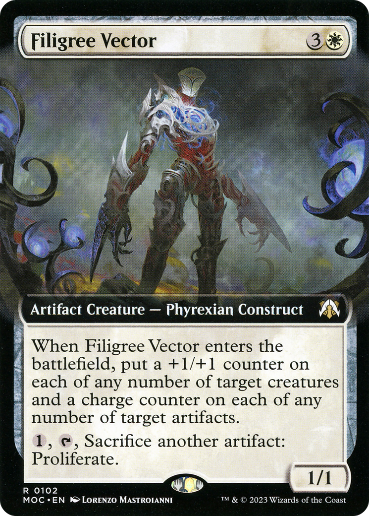 Filigree Vector (Extended Art) [March of the Machine Commander] | GrognardGamesBatavia