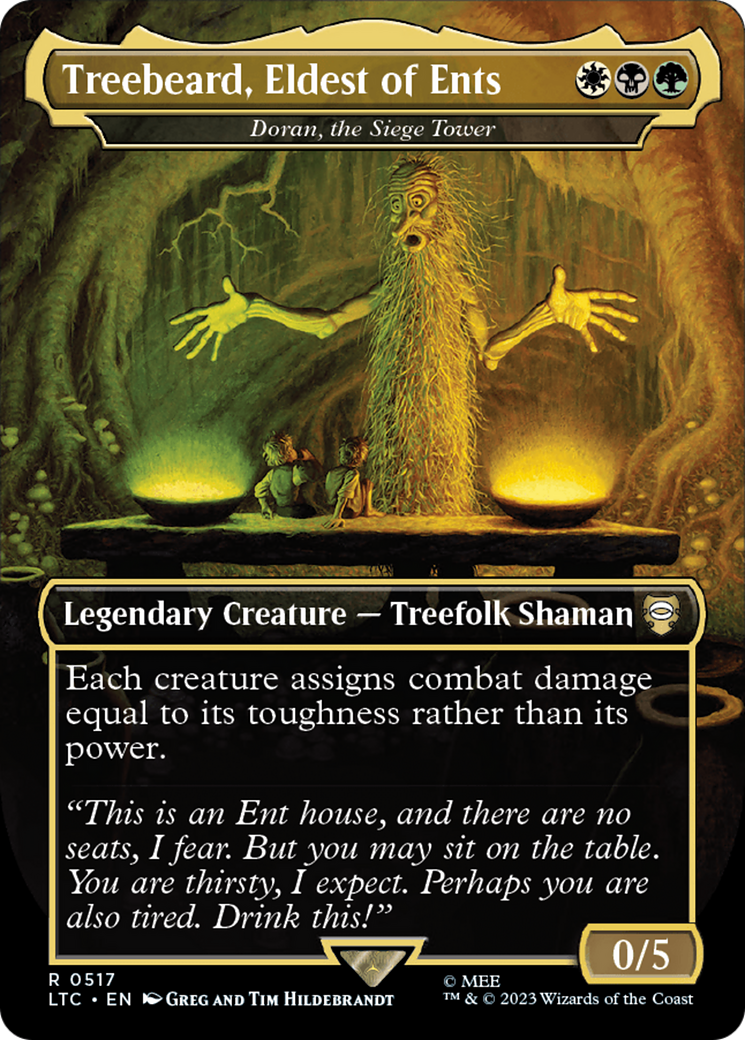 Treebeard, Eldest of Ents - Doran, the Siege Tower (Borderless) [The Lord of the Rings: Tales of Middle-Earth Commander] | GrognardGamesBatavia