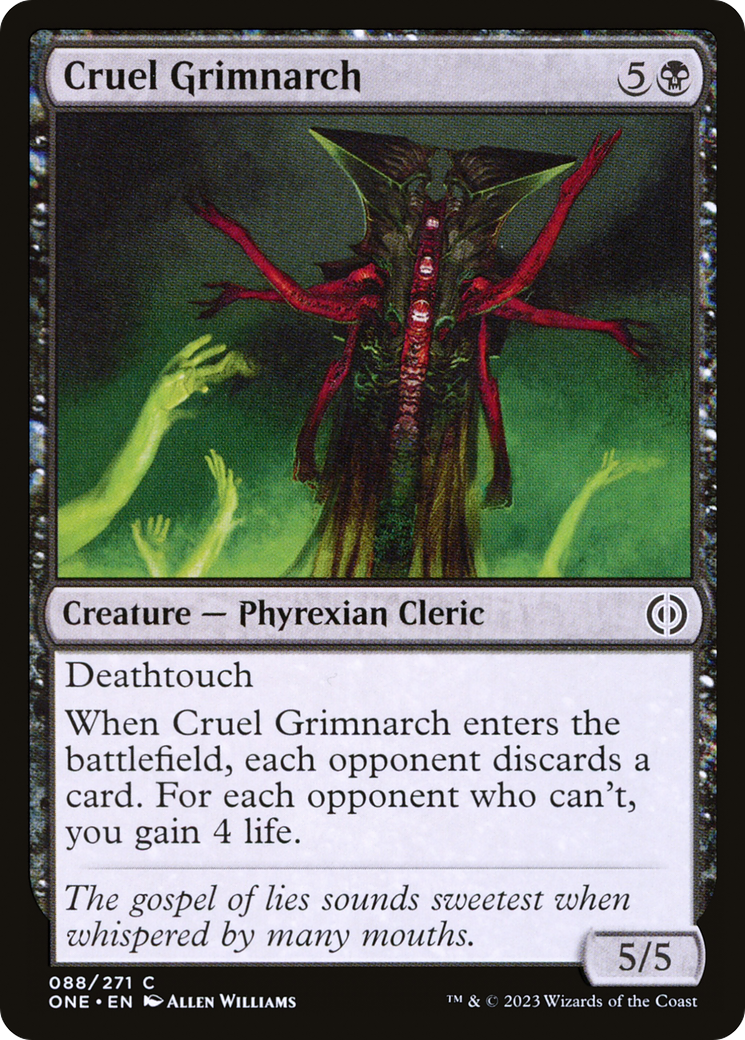 Cruel Grimnarch [Phyrexia: All Will Be One] | GrognardGamesBatavia