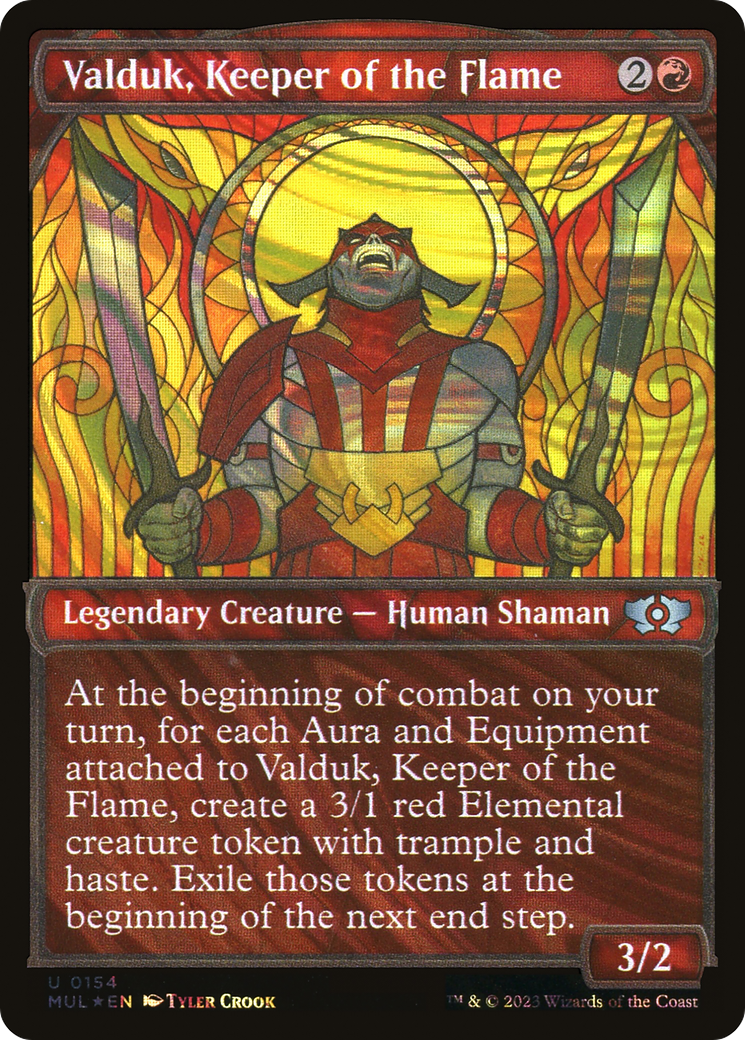 Valduk, Keeper of the Flame (Halo Foil) [Multiverse Legends] | GrognardGamesBatavia