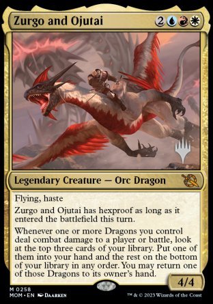 Zurgo and Ojutai (Promo Pack) [March of the Machine Promos] | GrognardGamesBatavia