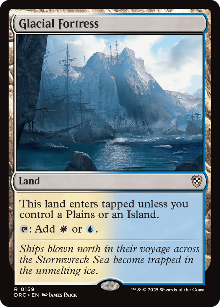 Glacial Fortress [Aetherdrift Commander] | GrognardGamesBatavia