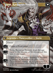 Sorin of House Markov // Sorin, Ravenous Neonate (Borderless) (Textured Foil) [Modern Horizons 3] | GrognardGamesBatavia