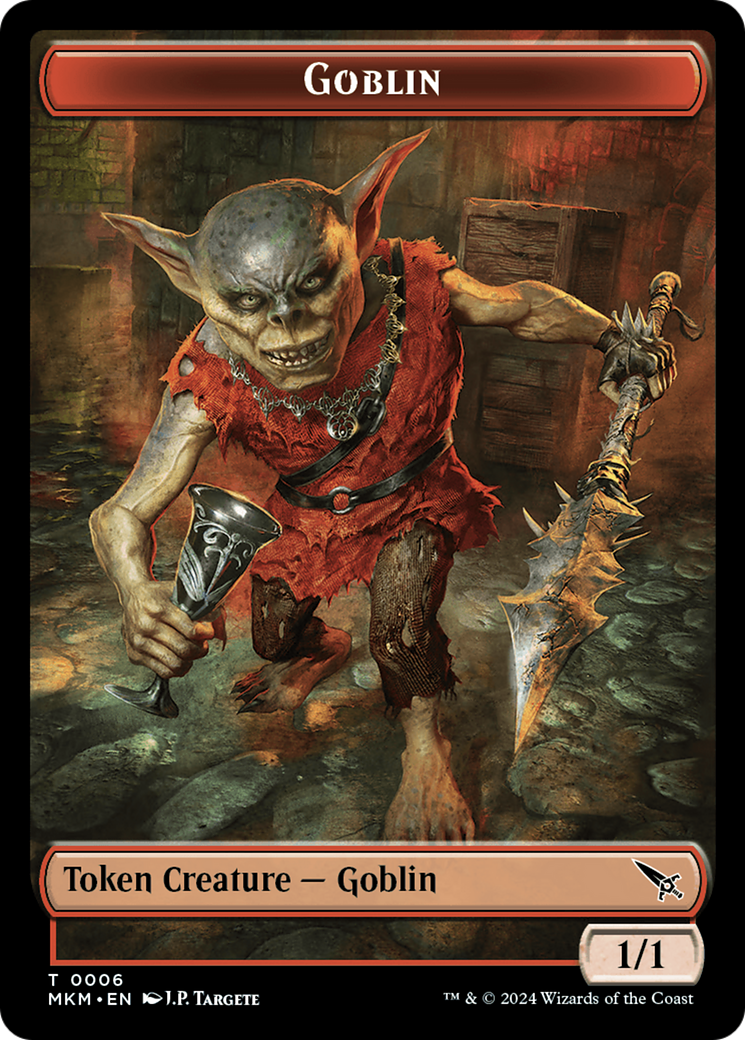 Goblin Token [Murders at Karlov Manor Tokens] | GrognardGamesBatavia