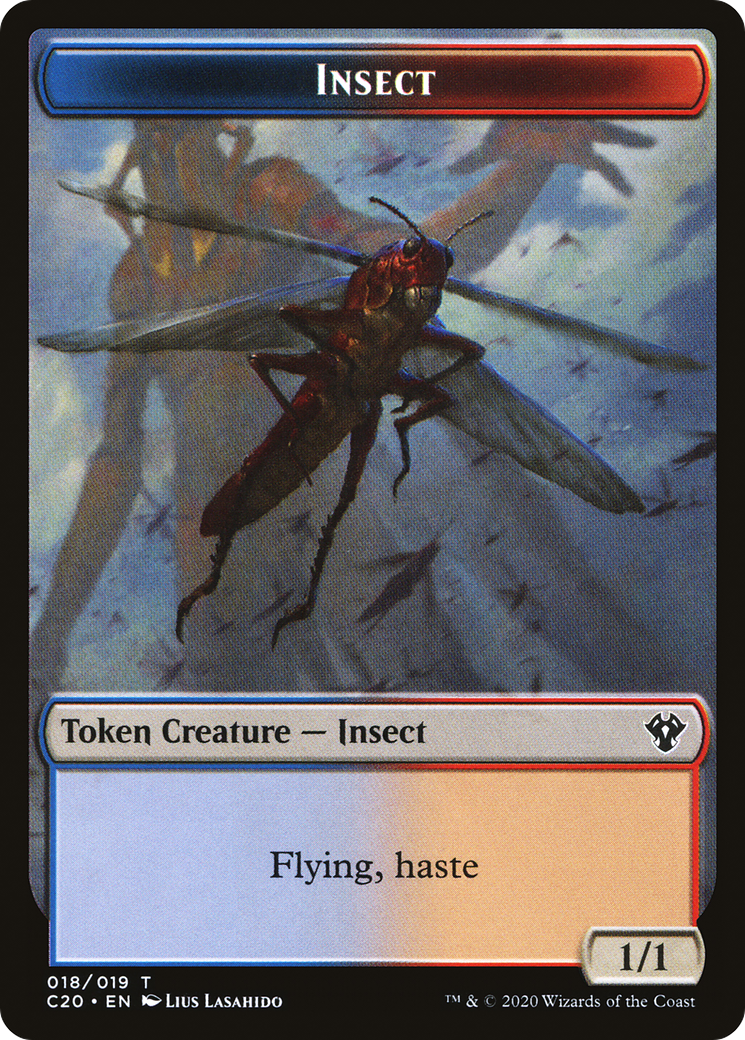 Treasure // Insect Double-Sided Token [Secret Lair: Heads I Win, Tails You Lose Tokens] | GrognardGamesBatavia