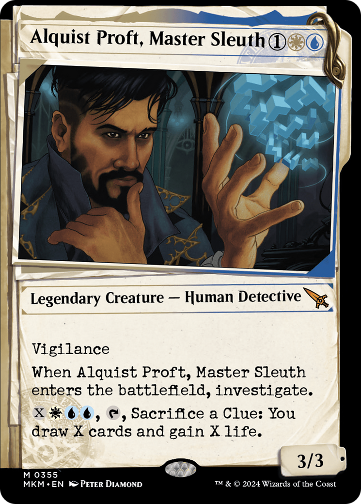 Alquist Proft, Master Sleuth (Showcase) [Murders at Karlov Manor] | GrognardGamesBatavia