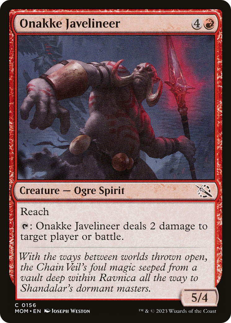 Onakke Javelineer [March of the Machine] | GrognardGamesBatavia