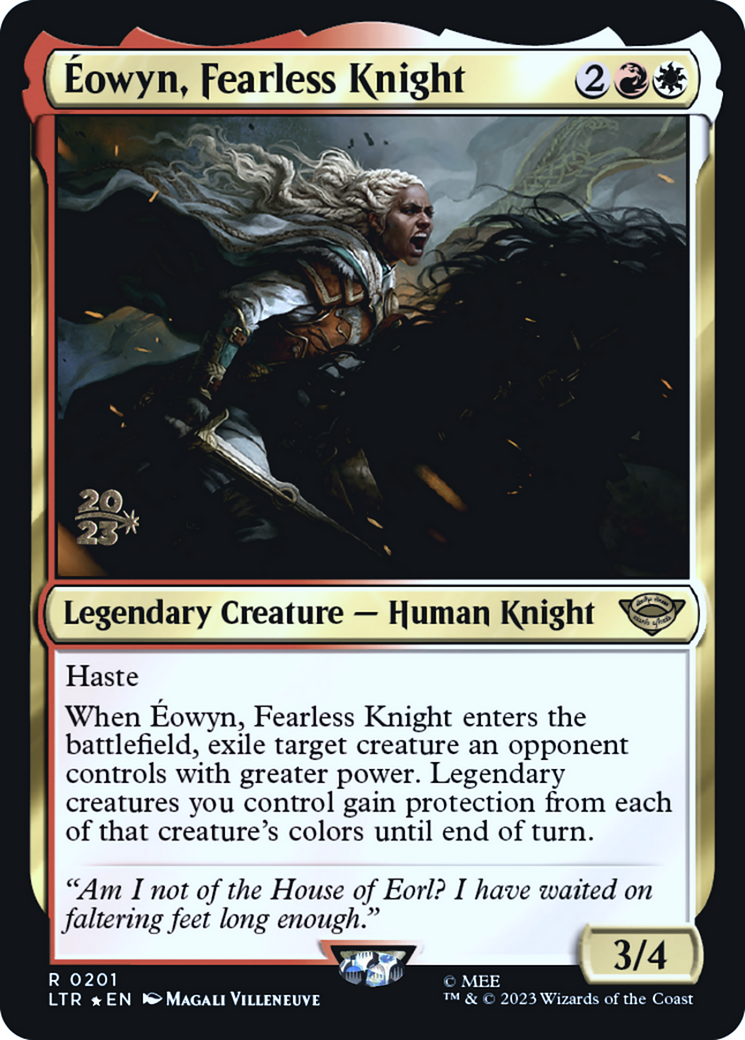 Eowyn, Fearless Knight [The Lord of the Rings: Tales of Middle-Earth Prerelease Promos] | GrognardGamesBatavia