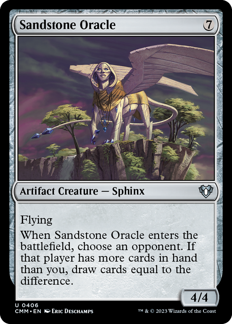 Sandstone Oracle [Commander Masters] | GrognardGamesBatavia