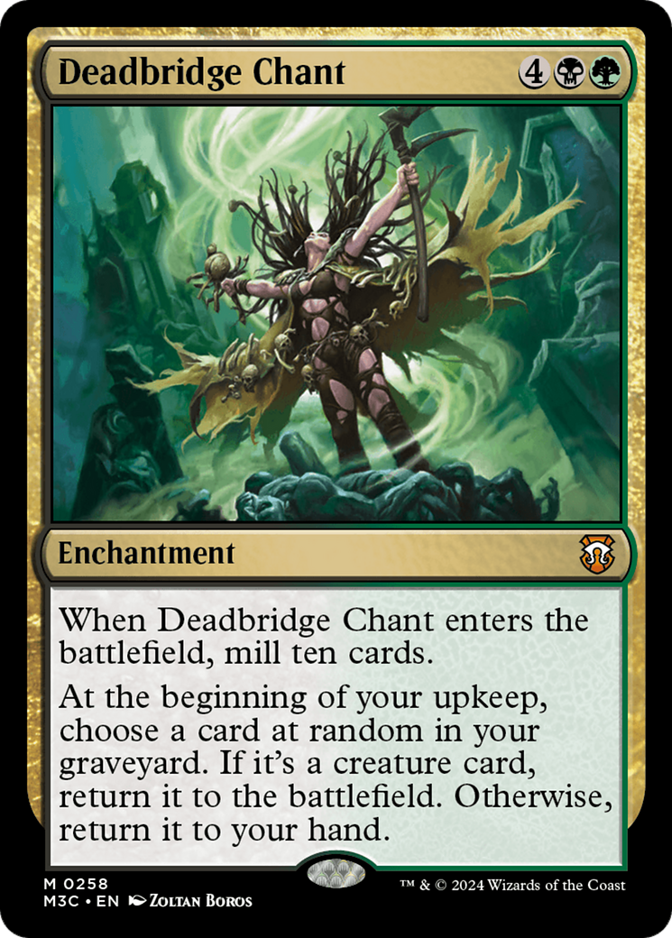 Deadbridge Chant (Ripple Foil) [Modern Horizons 3 Commander] | GrognardGamesBatavia