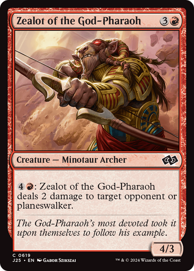 Zealot of the God-Pharaoh [Foundations Jumpstart] | GrognardGamesBatavia