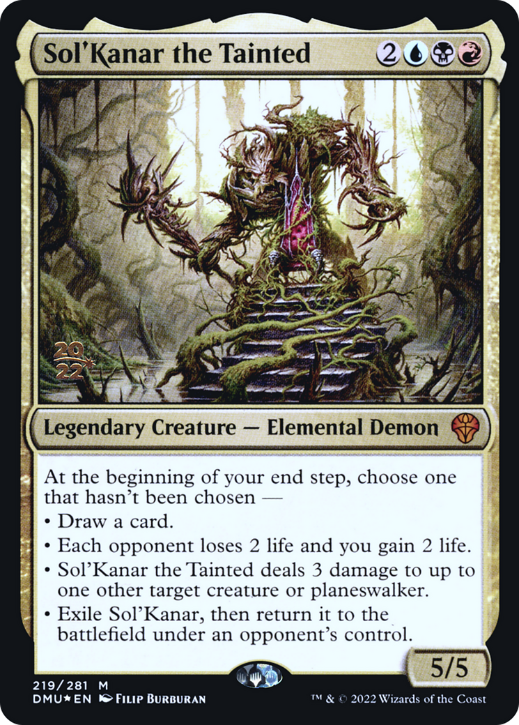 Sol'Kanar the Tainted [Dominaria United Prerelease Promos] | GrognardGamesBatavia