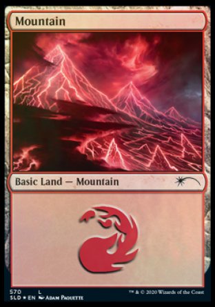 Mountain (Lightning) (570) [Secret Lair Drop Promos] | GrognardGamesBatavia