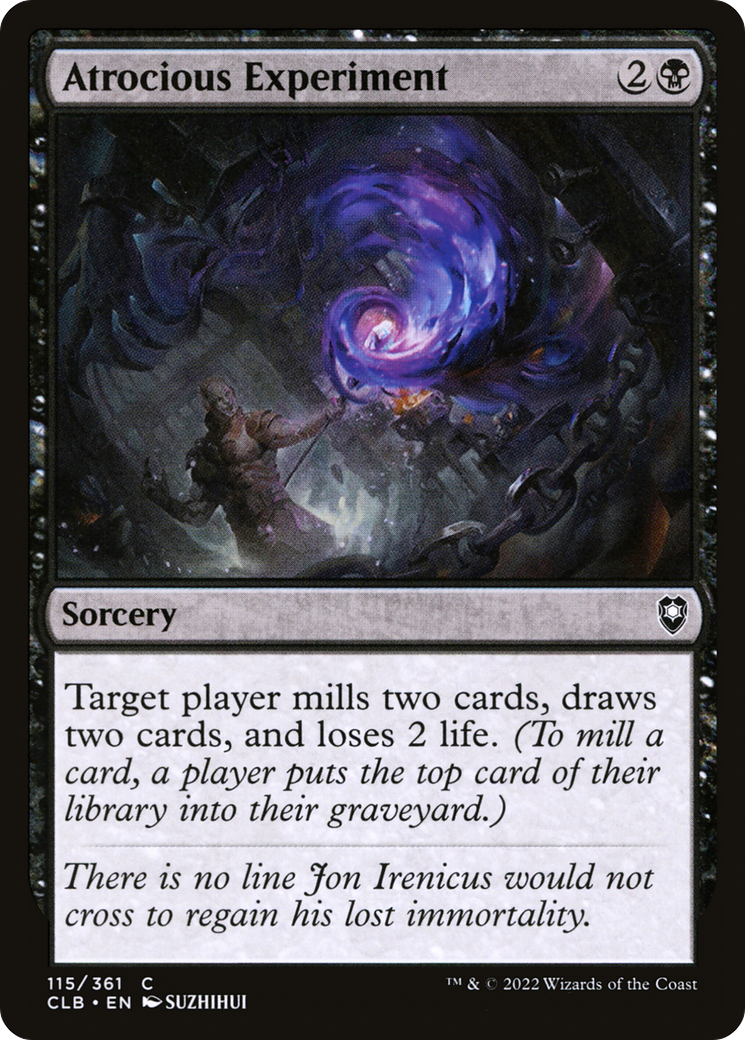 Atrocious Experiment [Commander Legends: Battle for Baldur's Gate] | GrognardGamesBatavia