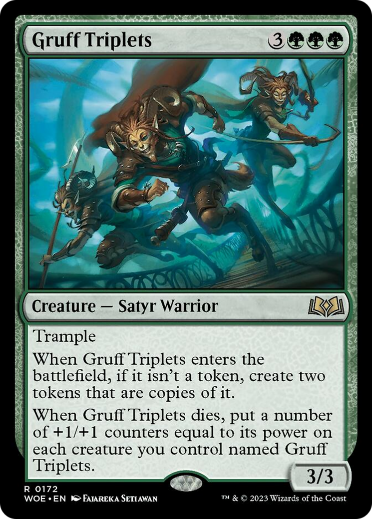 Gruff Triplets [Wilds of Eldraine] | GrognardGamesBatavia