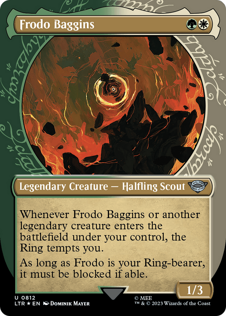 Frodo Baggins (Showcase) (Surge Foil) [The Lord of the Rings: Tales of Middle-Earth] | GrognardGamesBatavia