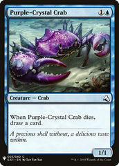 Purple-Crystal Crab [Mystery Booster] | GrognardGamesBatavia