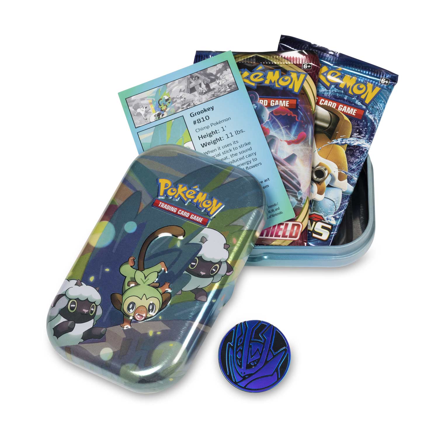 Galar Pals - Mini Collector's Tin (Grookey & Wooloo) | GrognardGamesBatavia