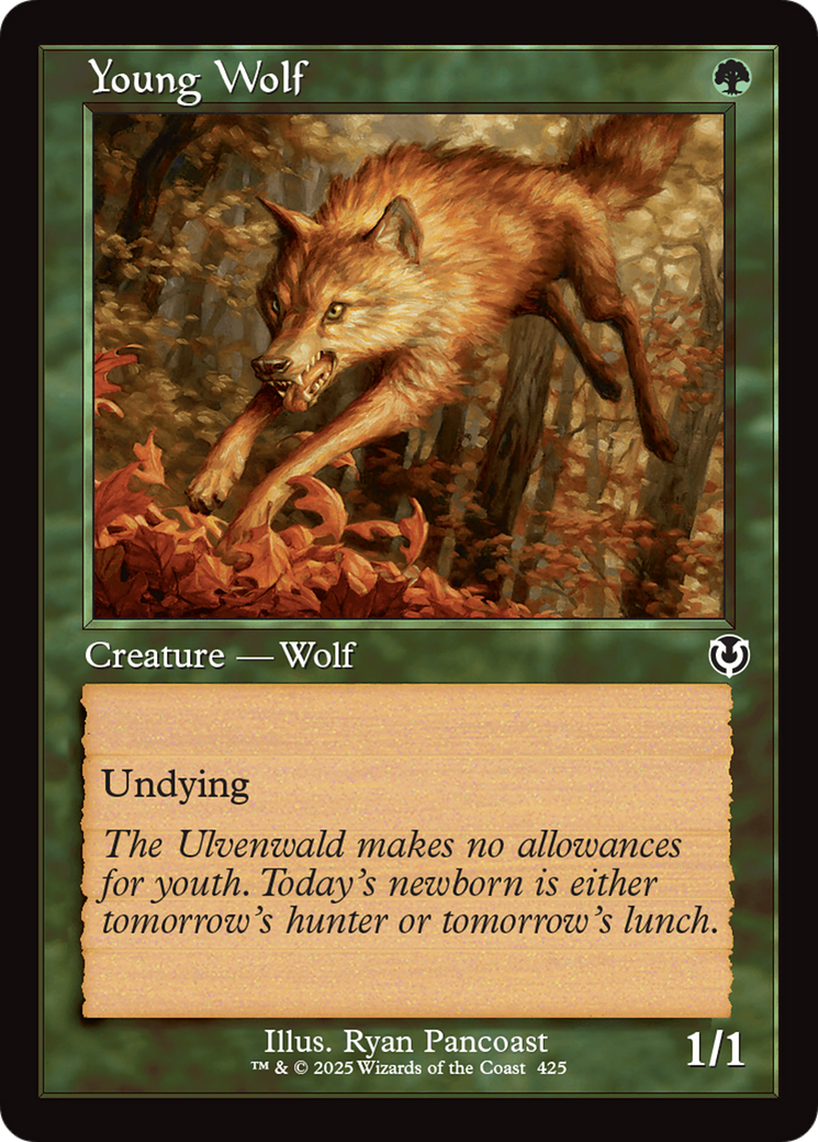 Young Wolf (Retro Frame) [Innistrad Remastered] | GrognardGamesBatavia